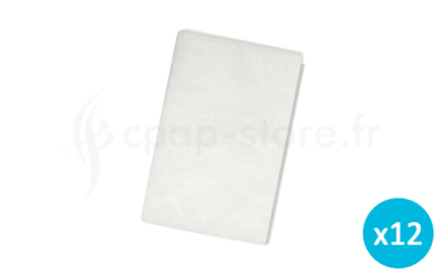 Filtre hypoallergénique (x12) PPC Resmed S9 / AirSense 10 / Aircurve 10 / Lumis