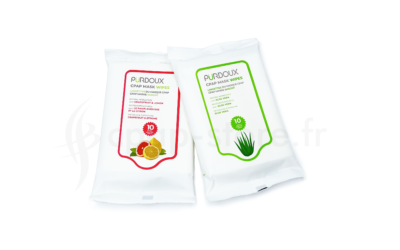 2 Sachets de lingettes masques - Aloe Vera et Senteur Agrumes