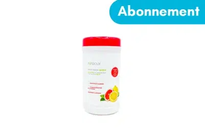Boite de lingettes nettoyantes pour masque - Senteur Agrumes | Abonnement