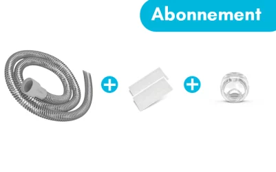 Circuit Slimline + 2x filtres AirSense 11 + Jupe AirFit N20 | Abonnement