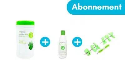 Pack Savon, Boite, microfibre et brosse de remplacement – Thé vert menthe & Aloe vera | Abonnement