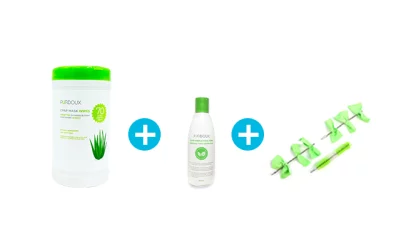 Pack Savon, Boite, microfibre et brosse de remplacement – Thé vert menthe & Aloe vera | Abonnement